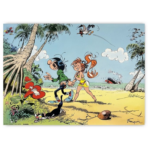 Poster plakat offset - plakat, franquin
