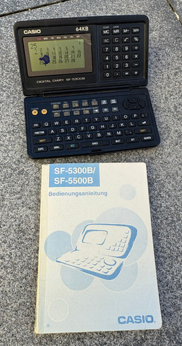 Casio 5300b digital diary - sf-5300b,