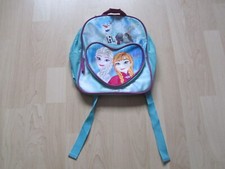 *122* KINDER RUCKSACK DISNEY FROZEN EISKÖNIGIN MIT ZWEI FÄCHER 28 X 25 X 9 CM