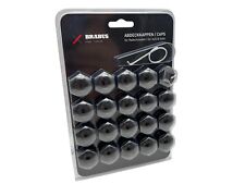 20x Original Brabus Abdeckkappenset schwarz für Radschrauben Abdeckkappen OEM
