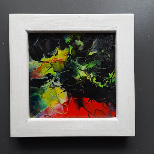 Moderne kunst malerei 5 x - ,