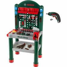 Theo Klein Bosch Werkbank inkl Ixolino Kinderwerkbank Werkzeug Kinder ab 3 Jahre