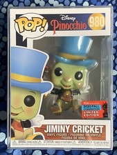 Funko Pop! Disney Pinocchio - 980 - Jiminy  Cricket 2020 Fall Convention + PP