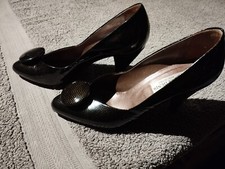 Denis Moda - Damenschuh / Stöckelschuh / High-Heels, Gr. 37, Leder, Schwarz