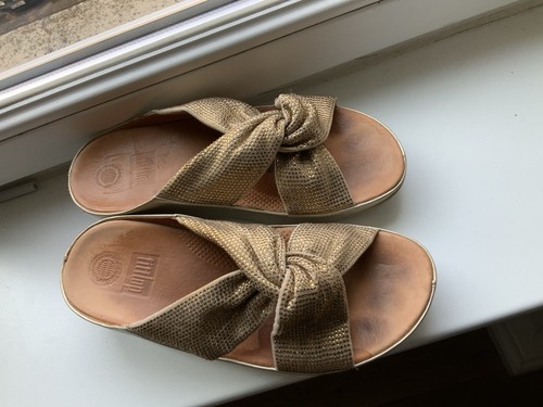 Fitflop sandalen gold - sandalen, 39