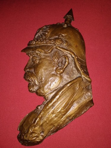 Otto von bismarck bronzerelief - otto,
