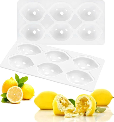 Silikonform zitrone 3d - 6x,
