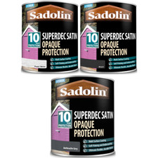 Sadolin Superdec Satin Farbe – Superior Schutz IN Alle Größen