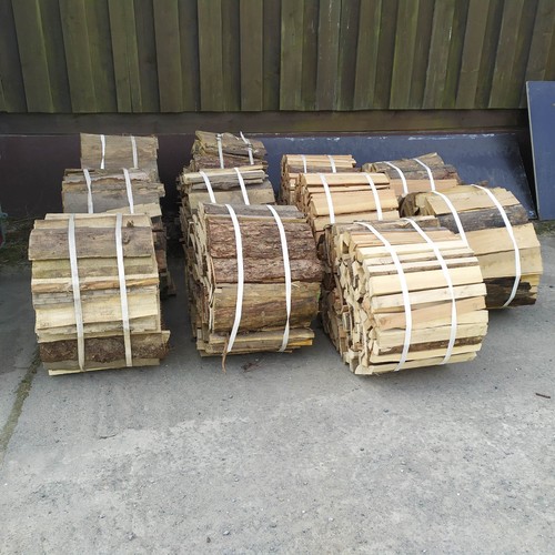 Brennholz bündel fichte - brennholz,