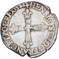 Frankreich, Henri III, 1/4 Ecu