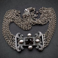 Vintage Tracht Collier Granat