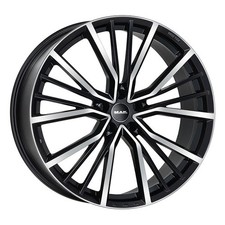 ALUFELGE MAK UNION FUR AUDI A5 8.5X20 5X112 BLACK MIRROR UFO