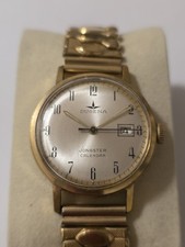 Vintage Dugena Jongster Calendar Handaufzug 32mm Herrenuhr SELTEN