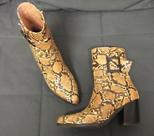 Stiefelette IBIZA,Gr.39/ 39,5 Schlangenlook Kunst- Echtleder 2 mal getragen