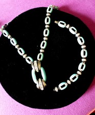 Dekoratives Collier mit variablem Anhänger (Varioclip,Nadel,Steckschloß) Ohrc