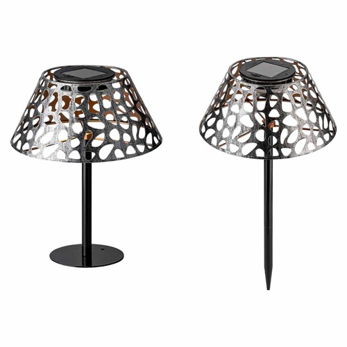 Led solar tischleuchte metall - led,