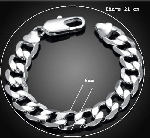 Panzer armband 925 - 925, silber