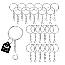 100x Schlüsselringe 25mm