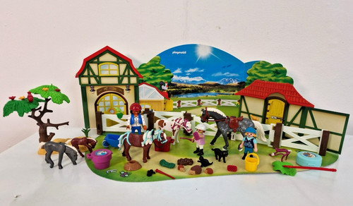 Playmobil 9262 pferdehof stall - playmobil,