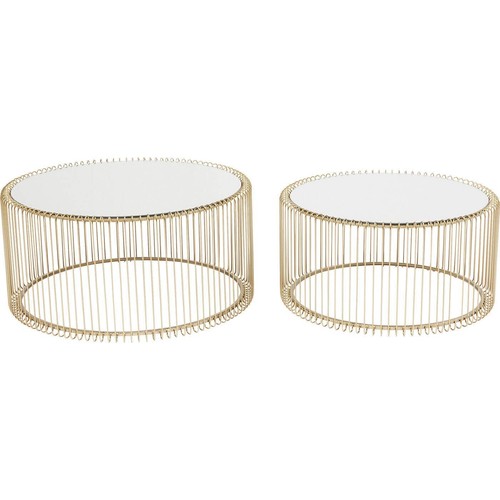 Design couchtisch wire set - wire, 2/set