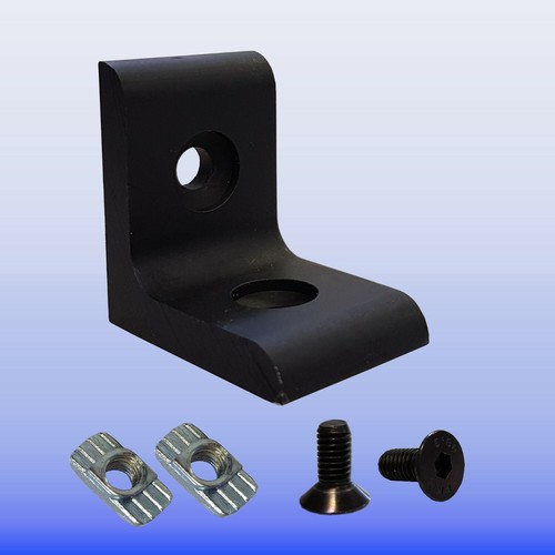 Winkel 30x40 nut aluminium - winkel,