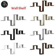 Wandregal Schweberegal Wandregal Bücherregal Bauholz vidaXL