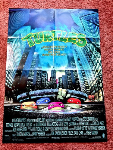 Turtles kinoplakat poster - turtles, a1
