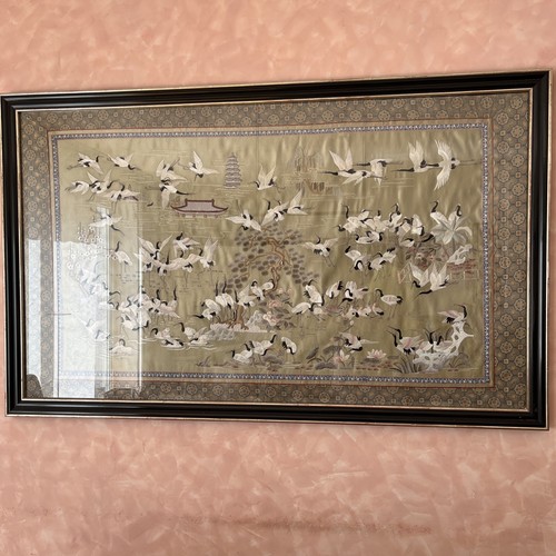 Chinesische bild aus seide - aus,