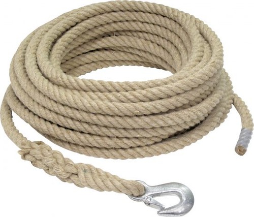 Seilrolle baurollenseil hanf - seilrolle,