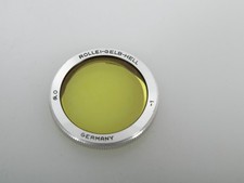 Rollei - Gelb - Hell Filter, Bajonett 0 for Rollei 16 16S Glas CleanTop *ANKAUF*