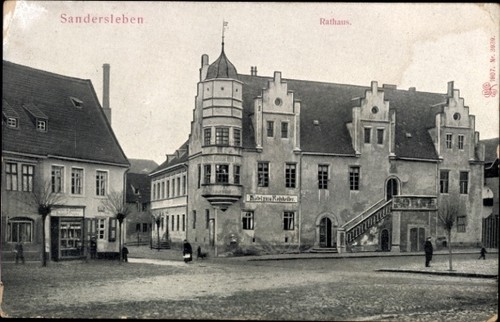 Sandersleben anhalt - ak,
