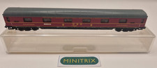 Minitrix 51 3085 00 Spur N Schlafwagen Personenwagen DSG DB rot OVP #117