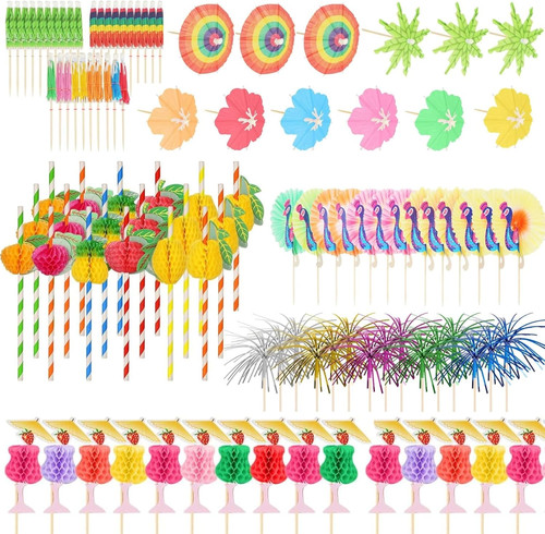 Cocktail deko set 120 teile - deko,