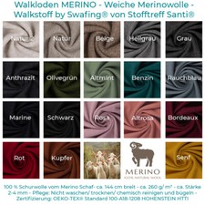 Walkloden/Walkstoff MERINO by