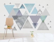 3D Dreieck Muster H58 Tapete