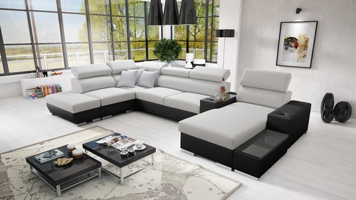 Wohnlandschaft form pers v - wohnlandschaft, u-form