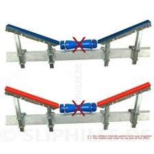 Zentrierhilfe V-Gleitschiene blau o. rot | Sliphilfe V-Schiene Boot Trailer