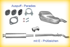 Abgasanlage Auspuff für Volvo V70 II 2.5 T Turbo Kombi 209PS Typ P80 / 285 + Kit
