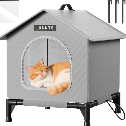 Katzenhaus outdoor isoliert - ,