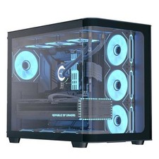 AeroCool PC Gehäuse P500C-G-BK-v1 Mid-Tower Schwarz