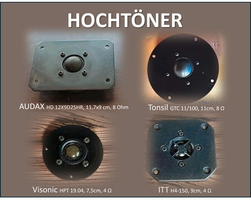 Hochtöner audax tonsil - audax,,
