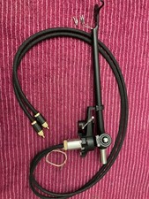 Tonarm Durchverkabelung geschirmt in 4N-Reinsilber 120cm, eingezogen, incl. RCA