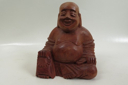 Holzfigur buddha buddhismus - buddha,