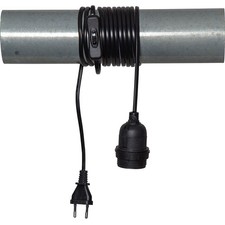 Lampenfassung Schwarz max. 25W