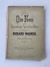 Noten. R. Wagner. Die Feen
