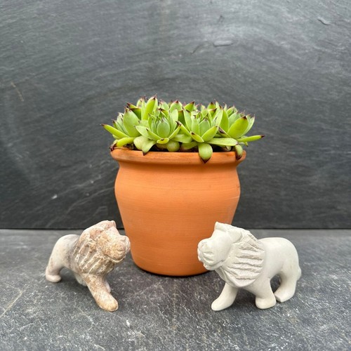 Speckstein figuren skulptur - 1,