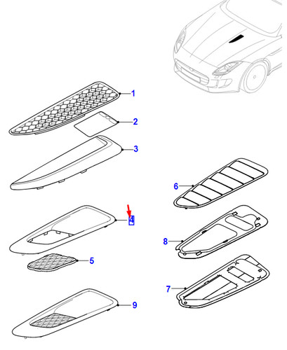 Jaguar type x152 - x152, links