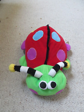 Kissen - Stofftier - Kuscheltier  - bunte Raupe ,42 cm lang