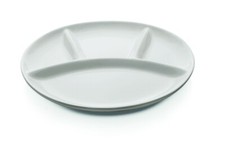 Fondueteller, Raceletetteller, Porzellan, 4-Einteilungen, Ø 25 cm