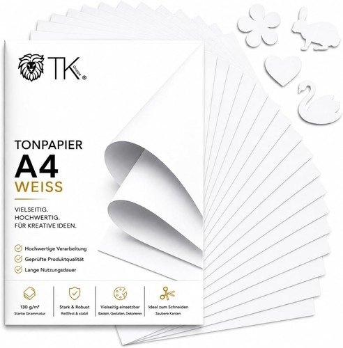 100x blatt tonpapier din - blatt,